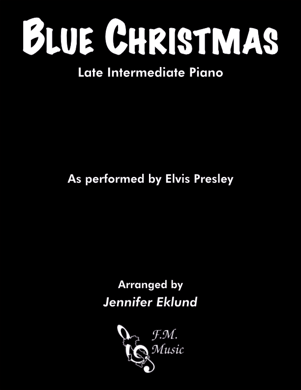 Blue Christmas (Late Intermediate Piano)